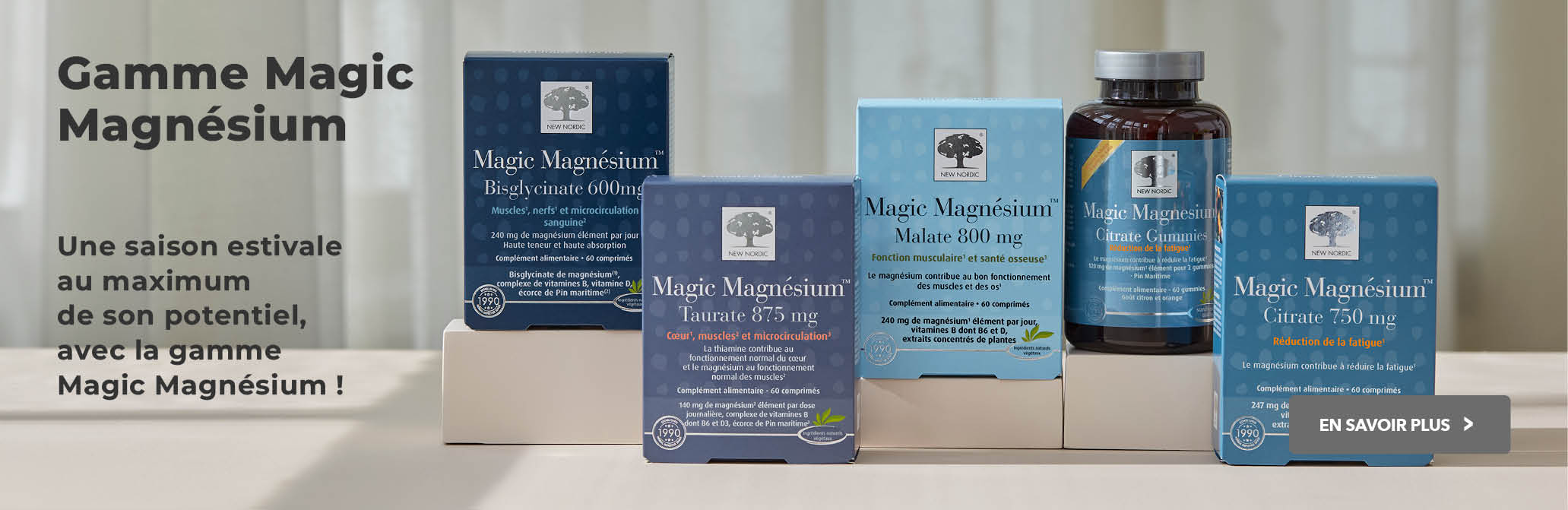 Gamme Magic Magnésium